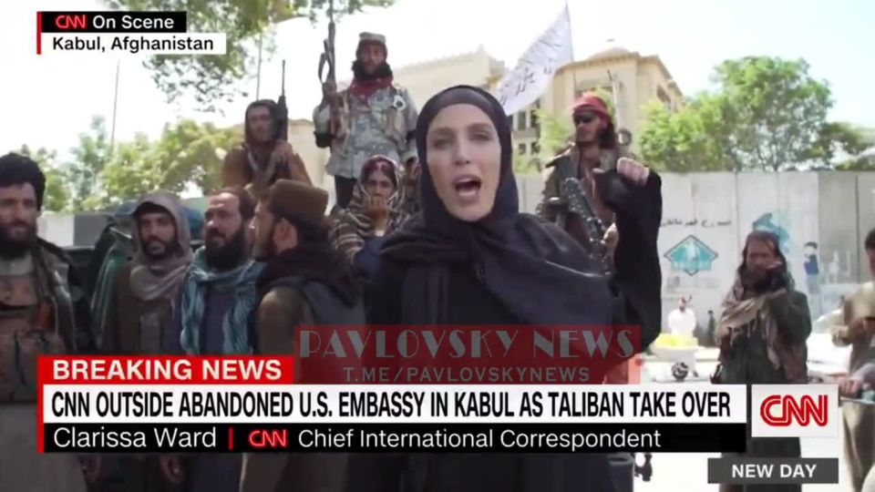 Мирослава Бердник: В Кабуле журналистка CNN одела...